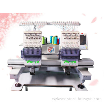Computerized Single Head Tubular Embroidery Machine for Cap/Shoes/Logo/Flat Industry Embroidery